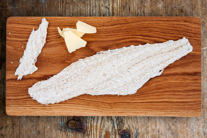 Harðfiskur – torkad fisk (torsk/kolja) 2×150 g | Isfisk Stockholm