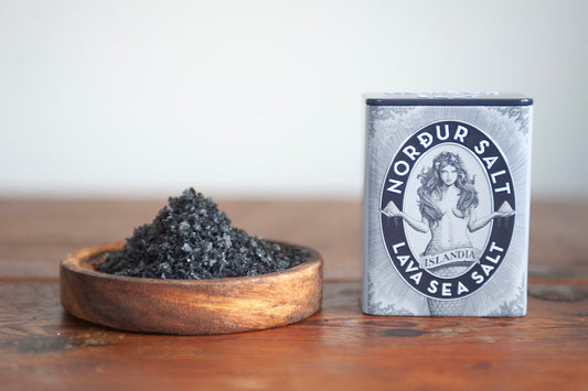 Isländskt flingsalt lava 125 g i plåtask – Isfisk Stockholm