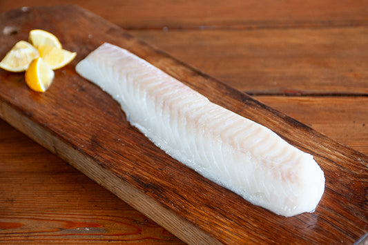 Färsk linfångad torskrygg i bitar 300 g+ (MSC, ej fryst) från Island – Isfisk